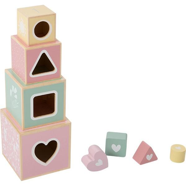 Cubes à Empiler Adventure Pink