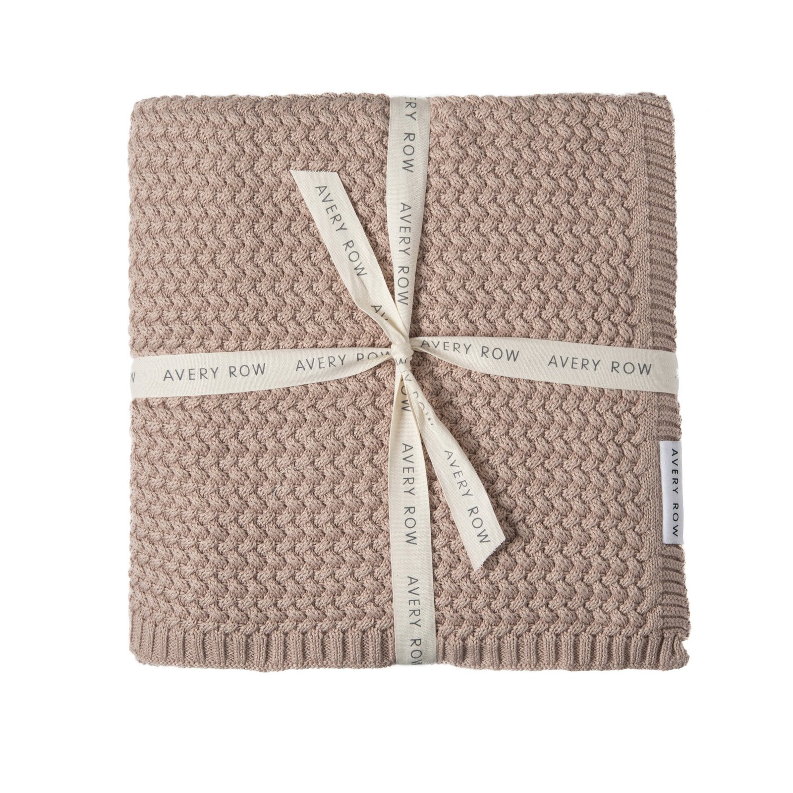 Couverture Coton Rose Blush Avery Row