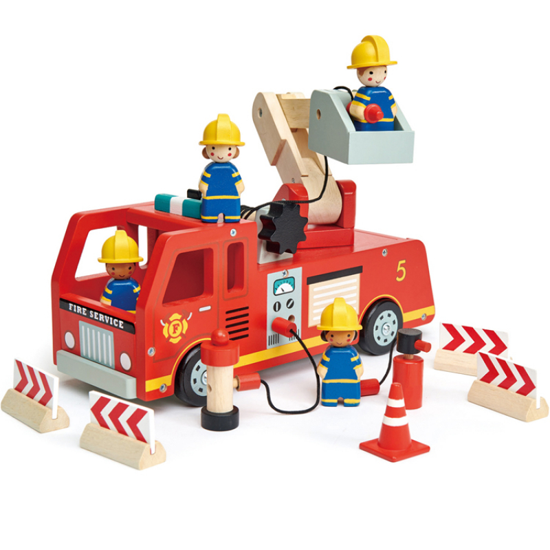 Camion pompiers Tender Leaf Toys