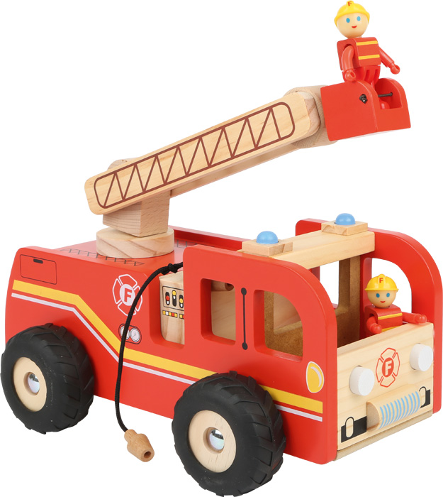 Camion de pompiers avec échelle Small Foot Legler