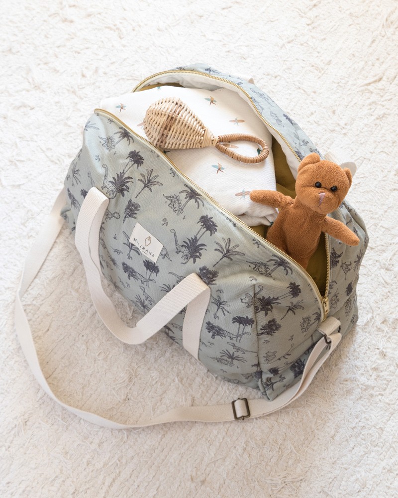 Sac Week-end JOSEPH Tigre - Sauge Milinane pour chambre enfant