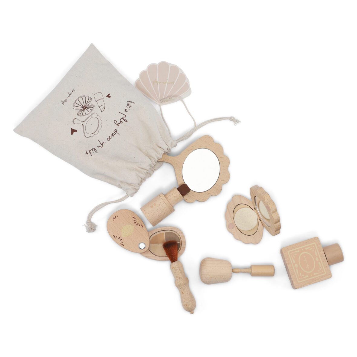 Set beauté en bois Konges Sløjd