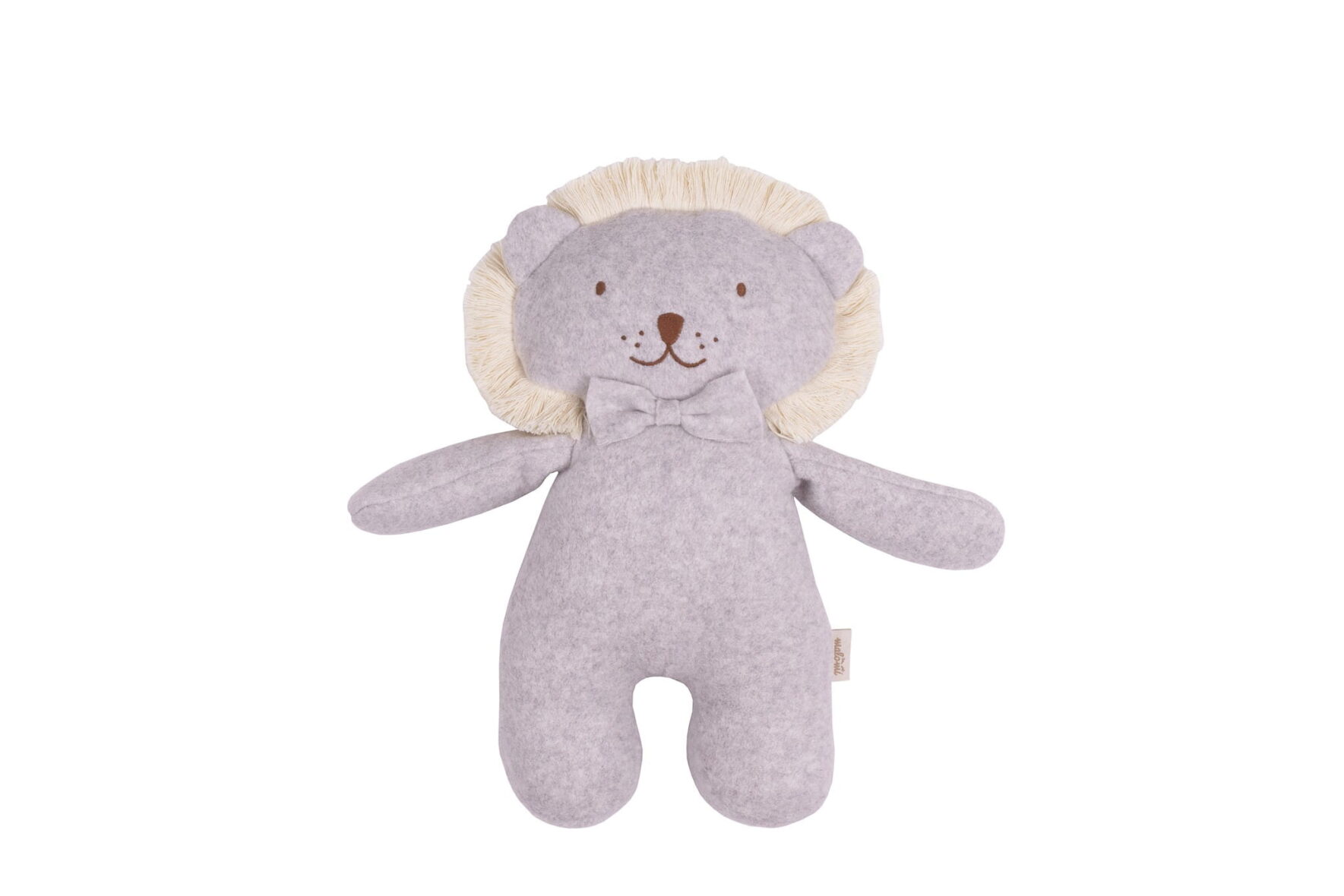 Doudou/Peluche Lion Gris clair Malomi Kids