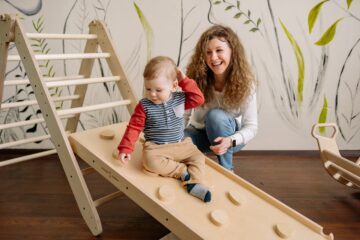 Baby gym à la maison : améliorer l'équilibre de son enfant