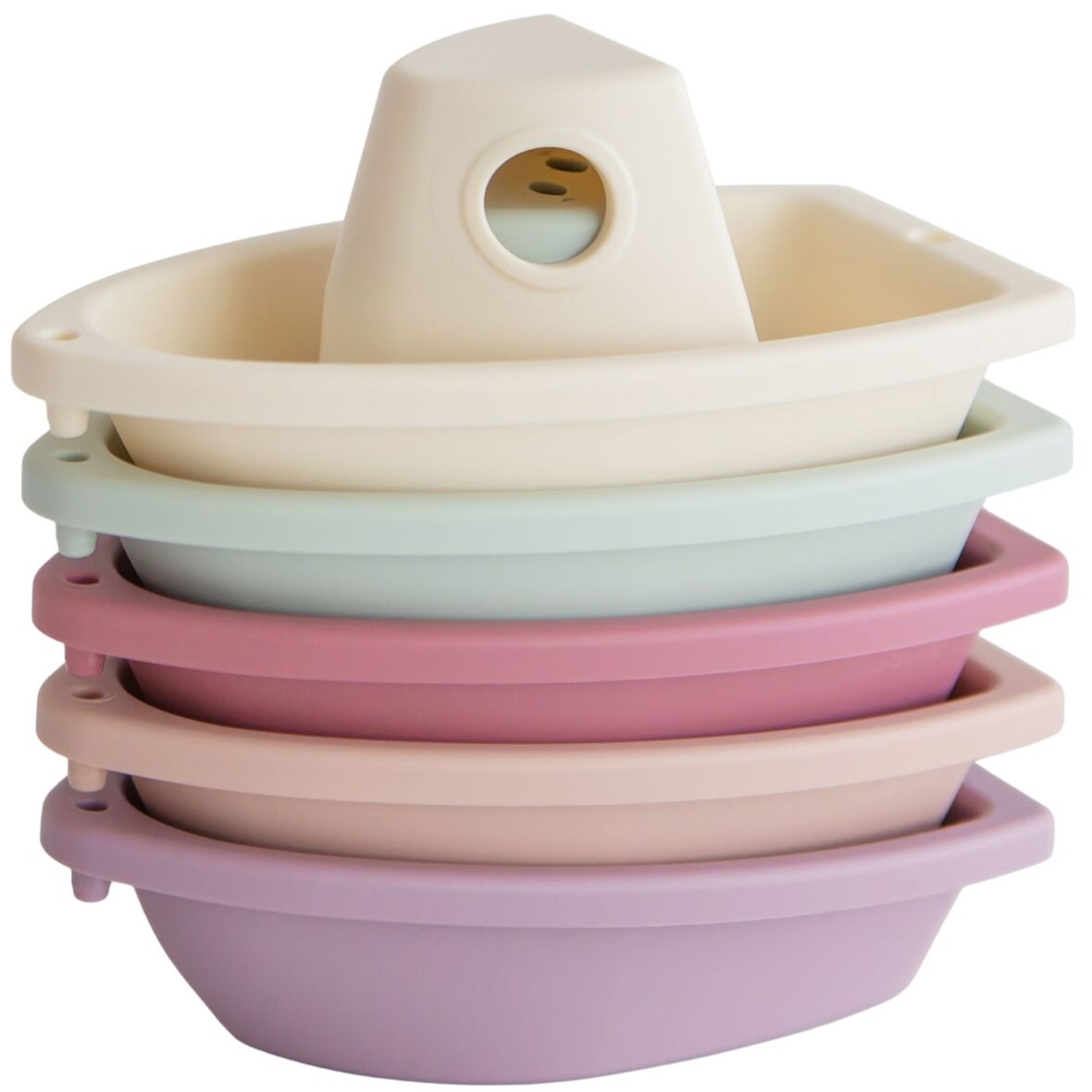 Set de 5 bateaux de bain Pastel Mushie