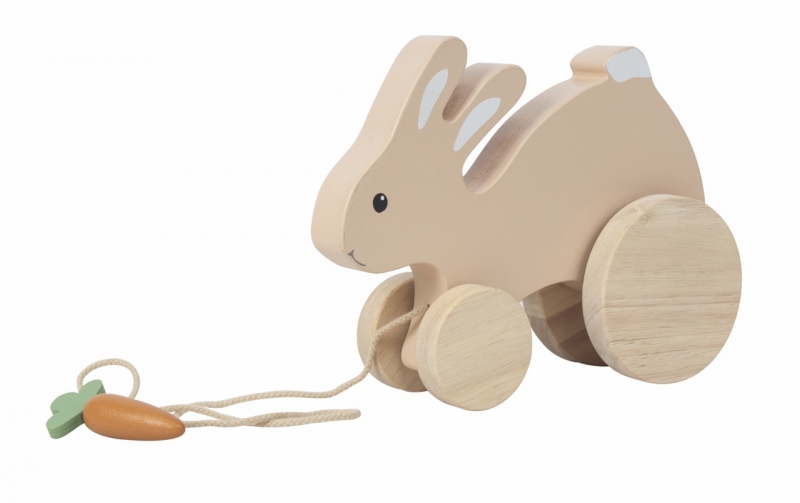 Lapin en bois à tirer Egmont Toys