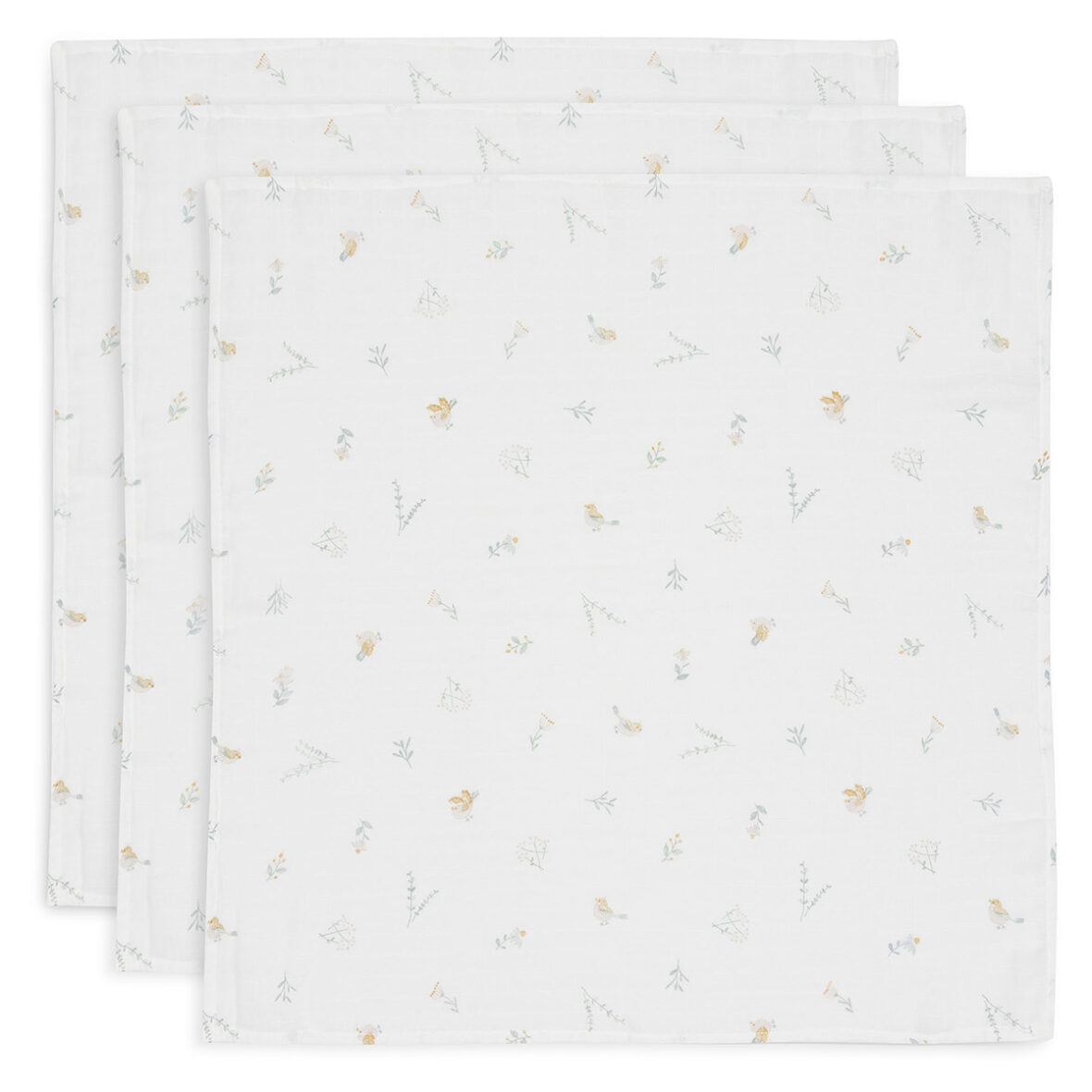 Set 3 Langes Gaze de coton 70×70 Riverside Jollein