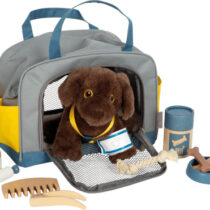 12600_01-hund-mit-tasche-und-pflege-set-small-foot-komplett-mit-zubehoer-verarztet