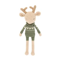 Robin_Reindeer_I_hearts_sweater_pine_green-Organic_Soft_Toys-P1220