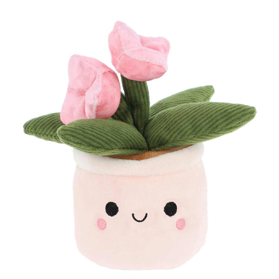 Peluche Plante fleurs roses