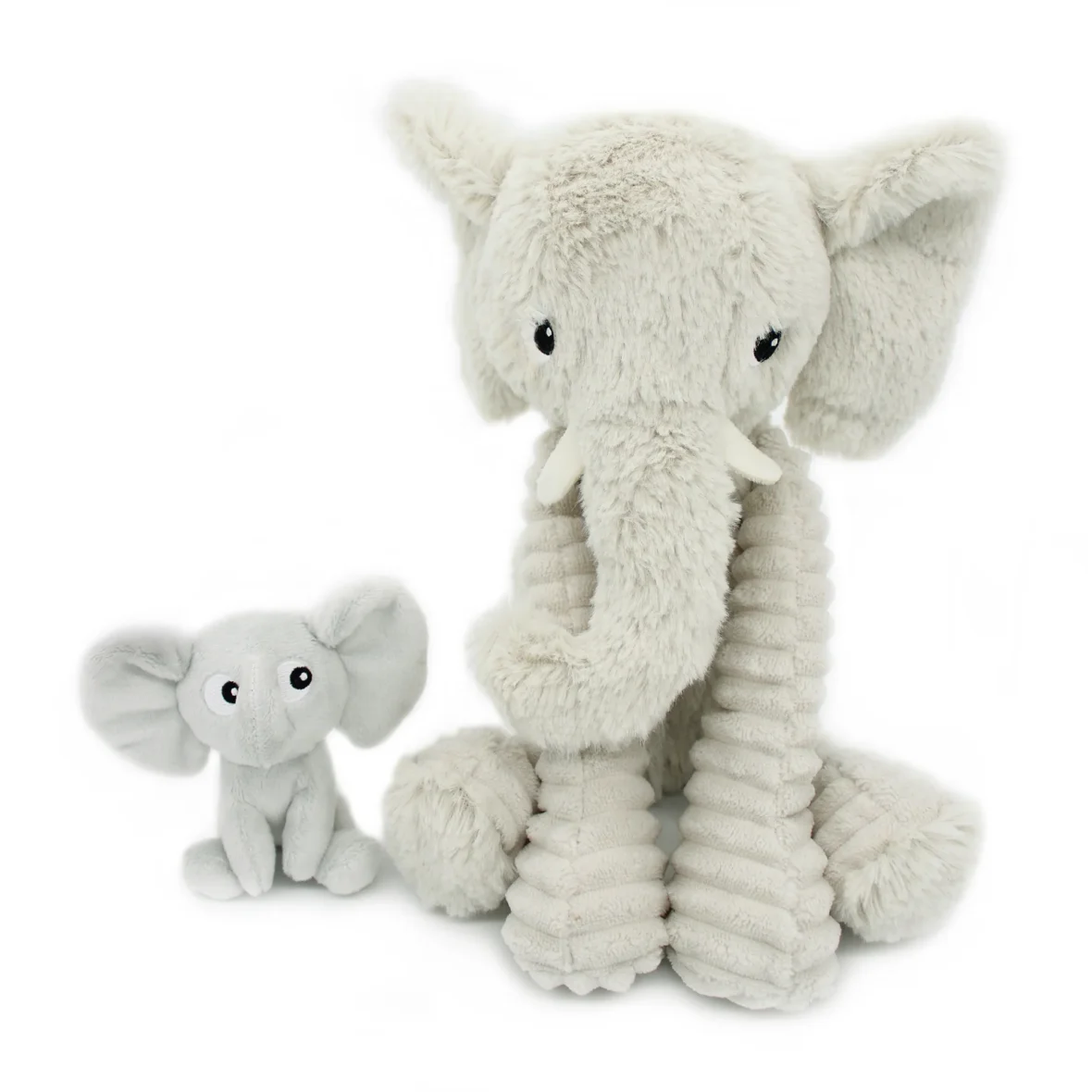 Ptipotos éléphant gris et bébé Les Déglingos