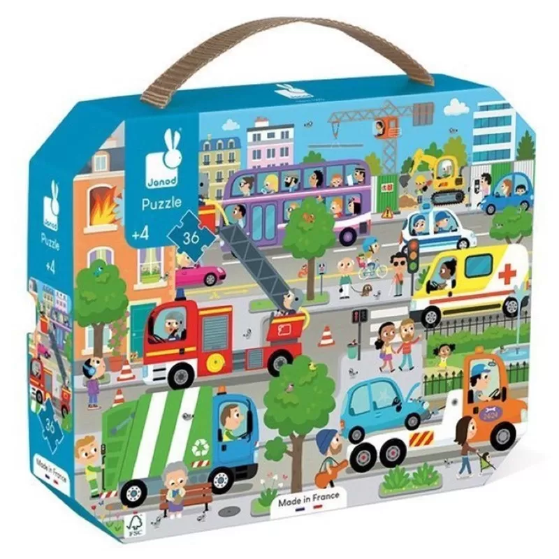 Janod Puzzle city 36 pcs