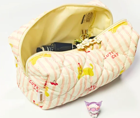 Trousse de toilette chats et cerises Kawaï Minisuki