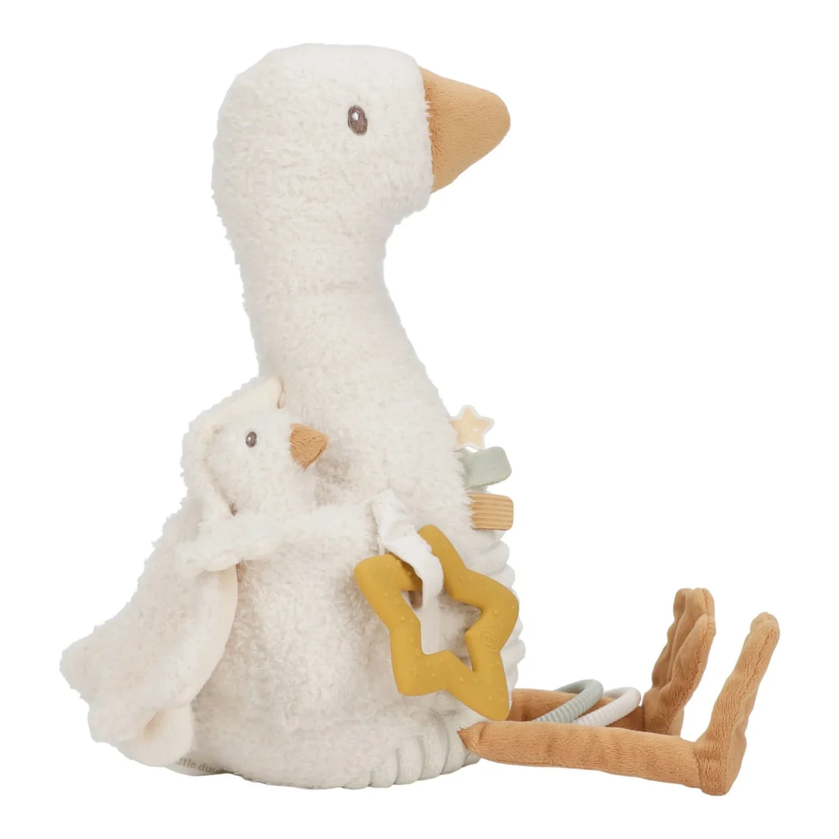 Peluche d&rsquo;activités Oie Newborn naturals Little Dutch