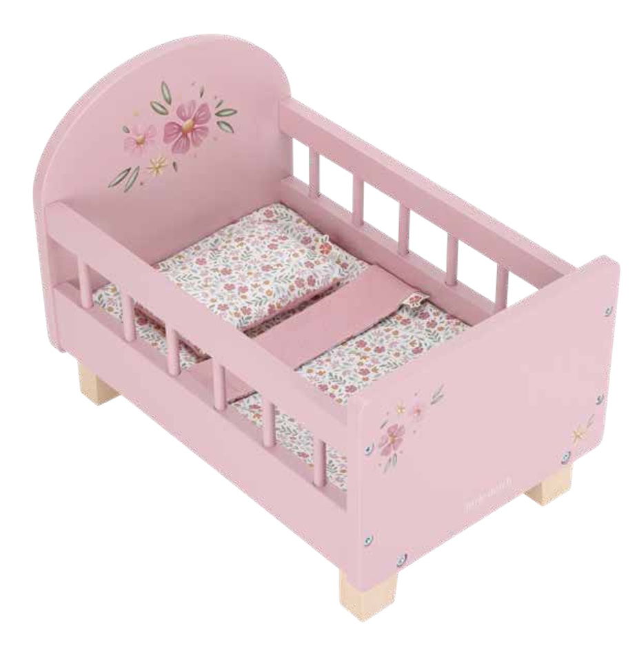 Lit de poupée en bois FSC Little Dutch