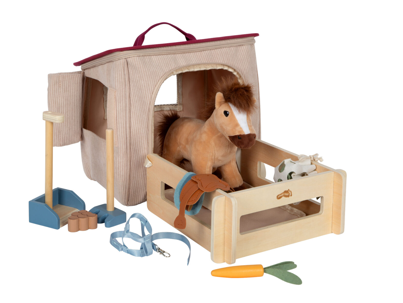 Set de jeu Cheval avec écurie et accessoires Small Foot Legler
