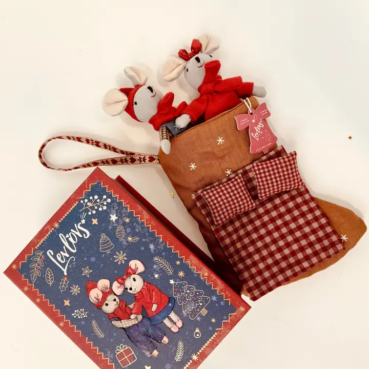 2 souris de Noël Levlovs