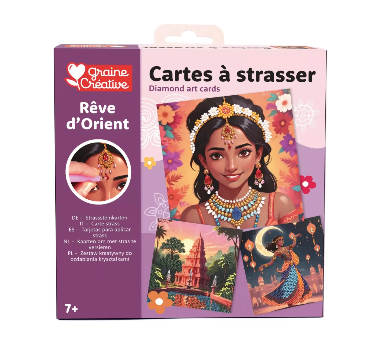 Cartes à strasser Rêve d&rsquo;orient – Graine créative 