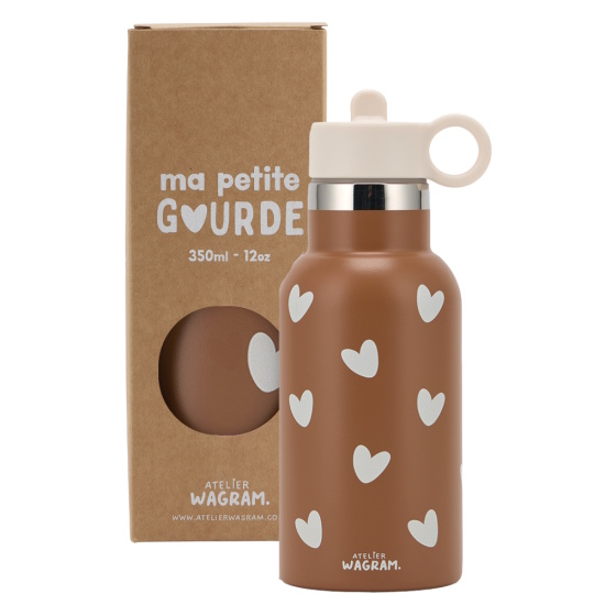 Gourde Cœurs Caramel Atelier Wagram
