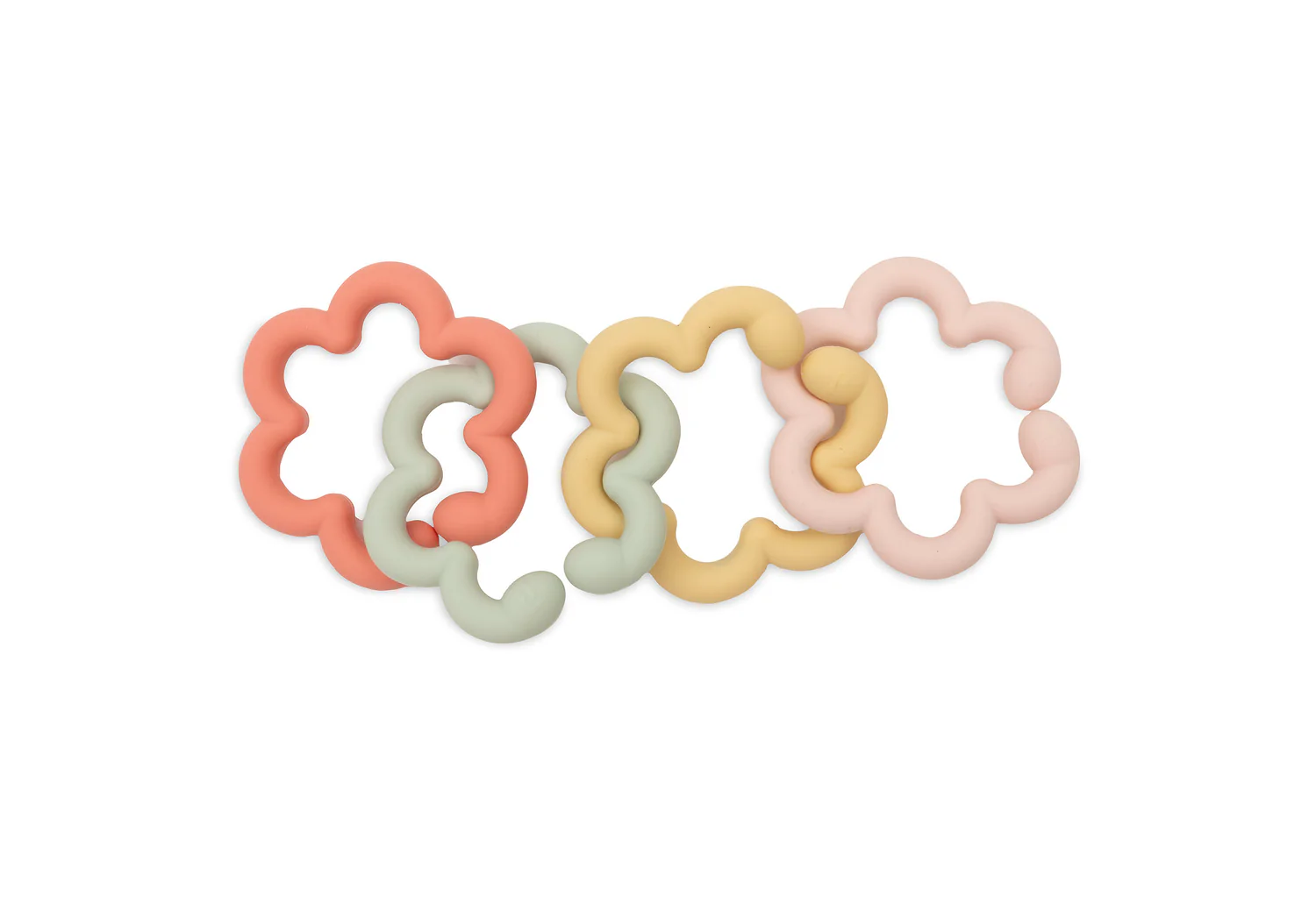 Jeu d’anneaux Silicone Flowers Jollein