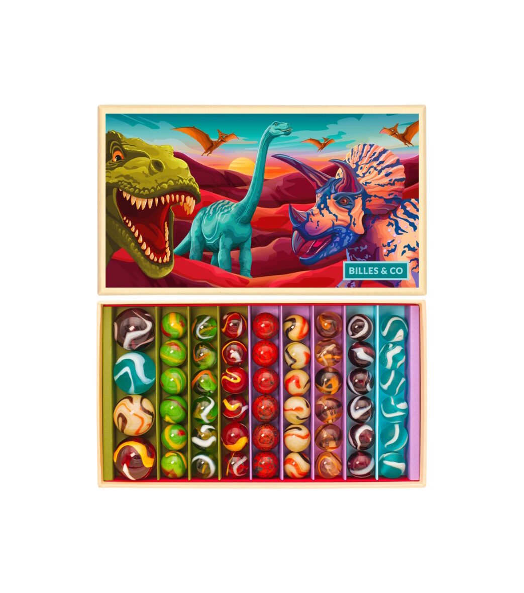 Grand coffret de billes Dinosaures