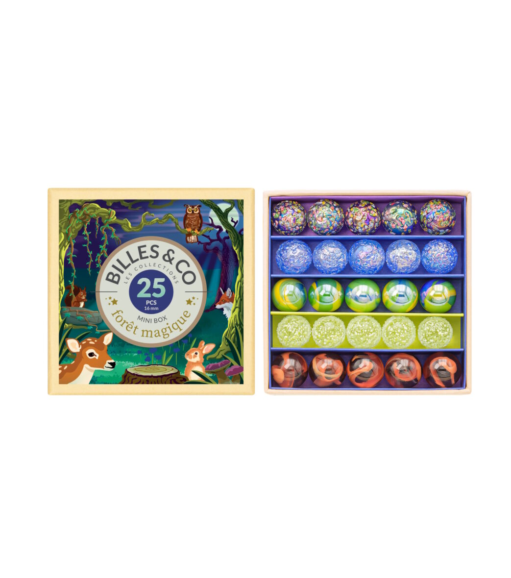 Petit coffret de billes Forêt Magique