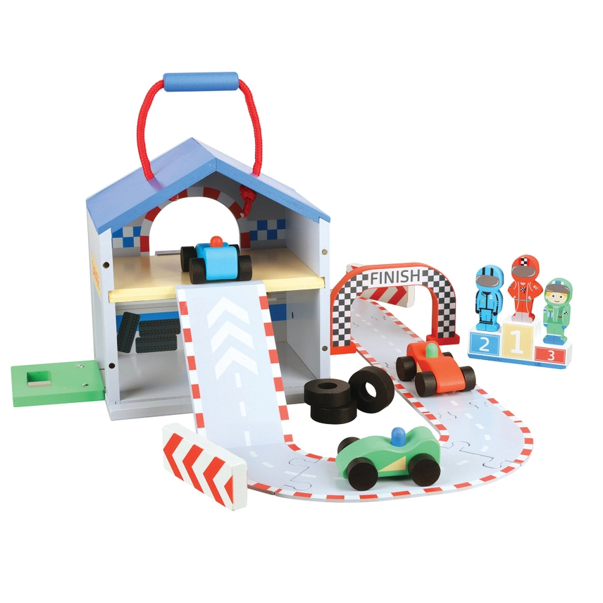 Coffret de jeu Circuit de Course Orange Tree Toys