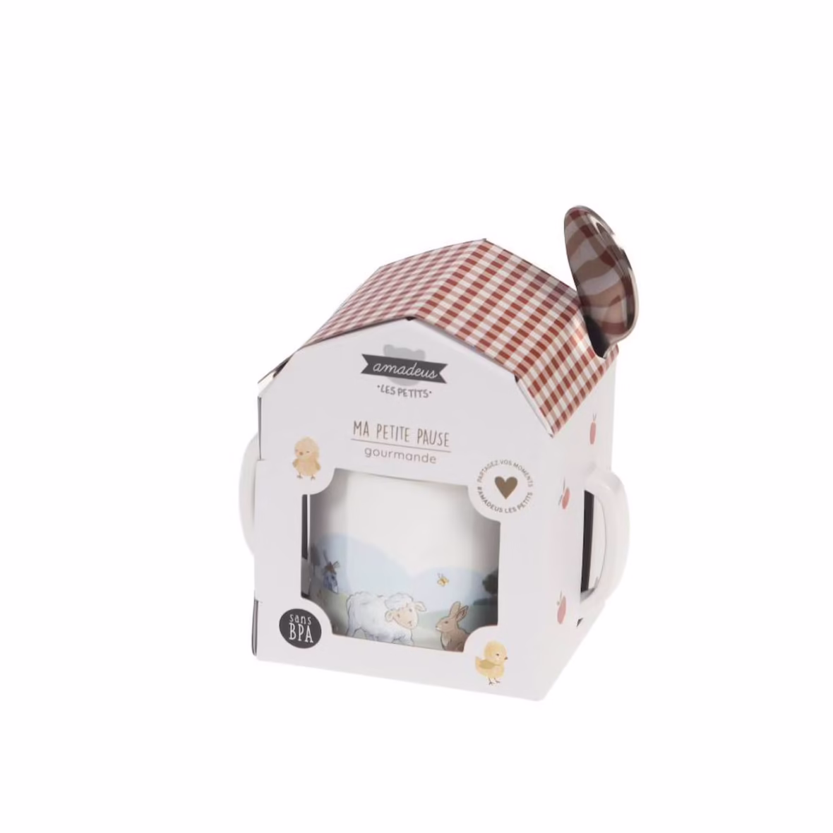 Coffret goûter tasse et cuillère – Amadeus