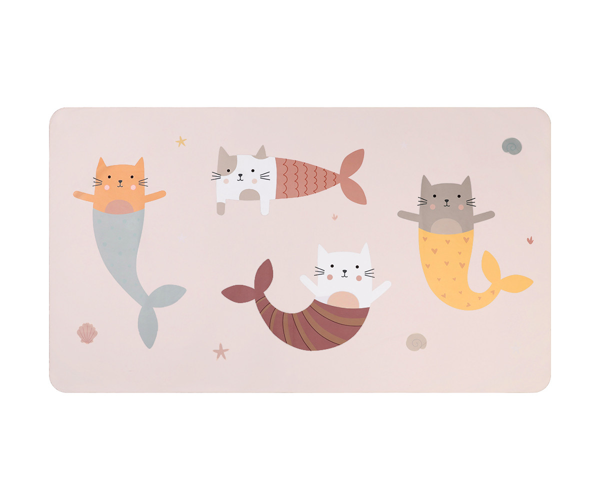 Serviette de plage microfibres Chats sirènes Monnëka