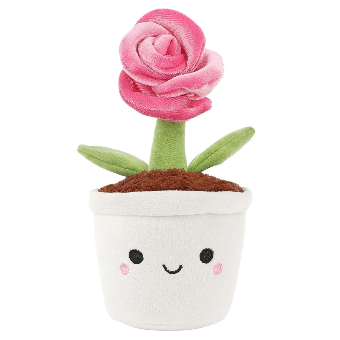 Peluche Plante fleurie Rose