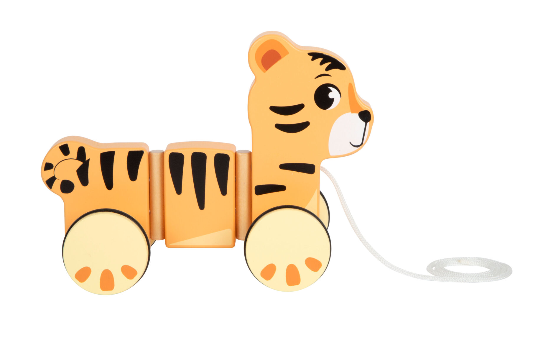 Tigre à tirer de profil Small Foot