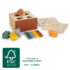 Jeu d'encastrement Montessori en bois FSC avec formes, bâtonnets et jetons Small Foot