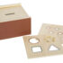 Les trois couvercles interchangeables du jeu d'encastrement Montessori Small Foot