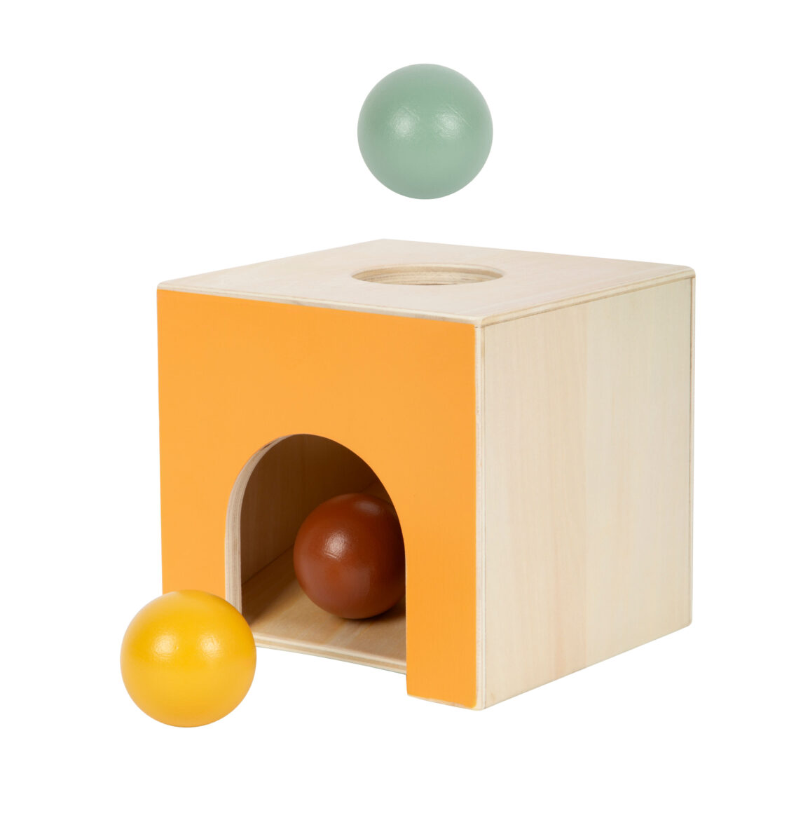 Boule glissée dans la boîte Montessori Small Foot