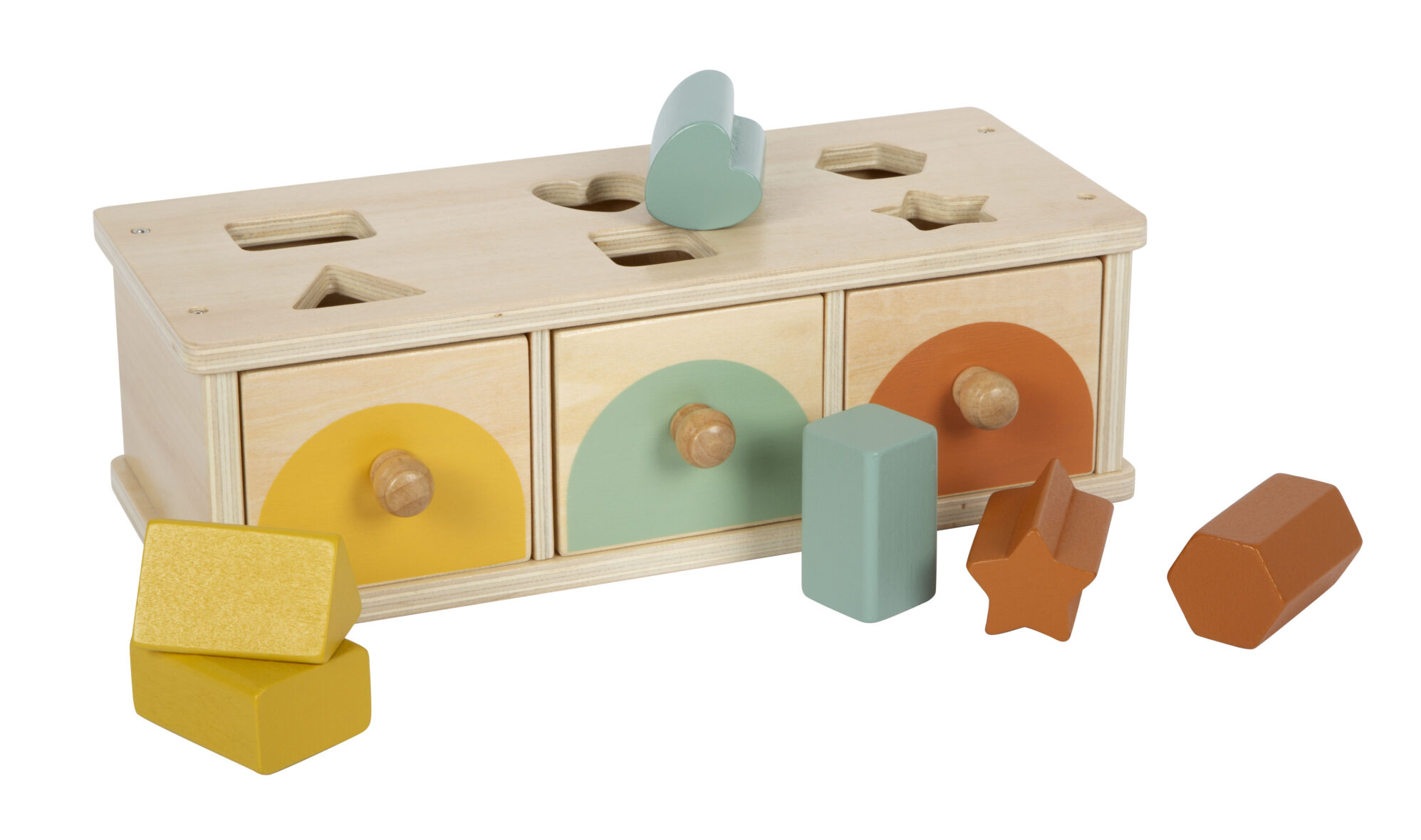 Boîte à formes avec tiroirs Montessori Small Foot