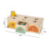 Dimensions du jeu de tri Montessori Small Foot, 28 x 12 x 8,5 cm