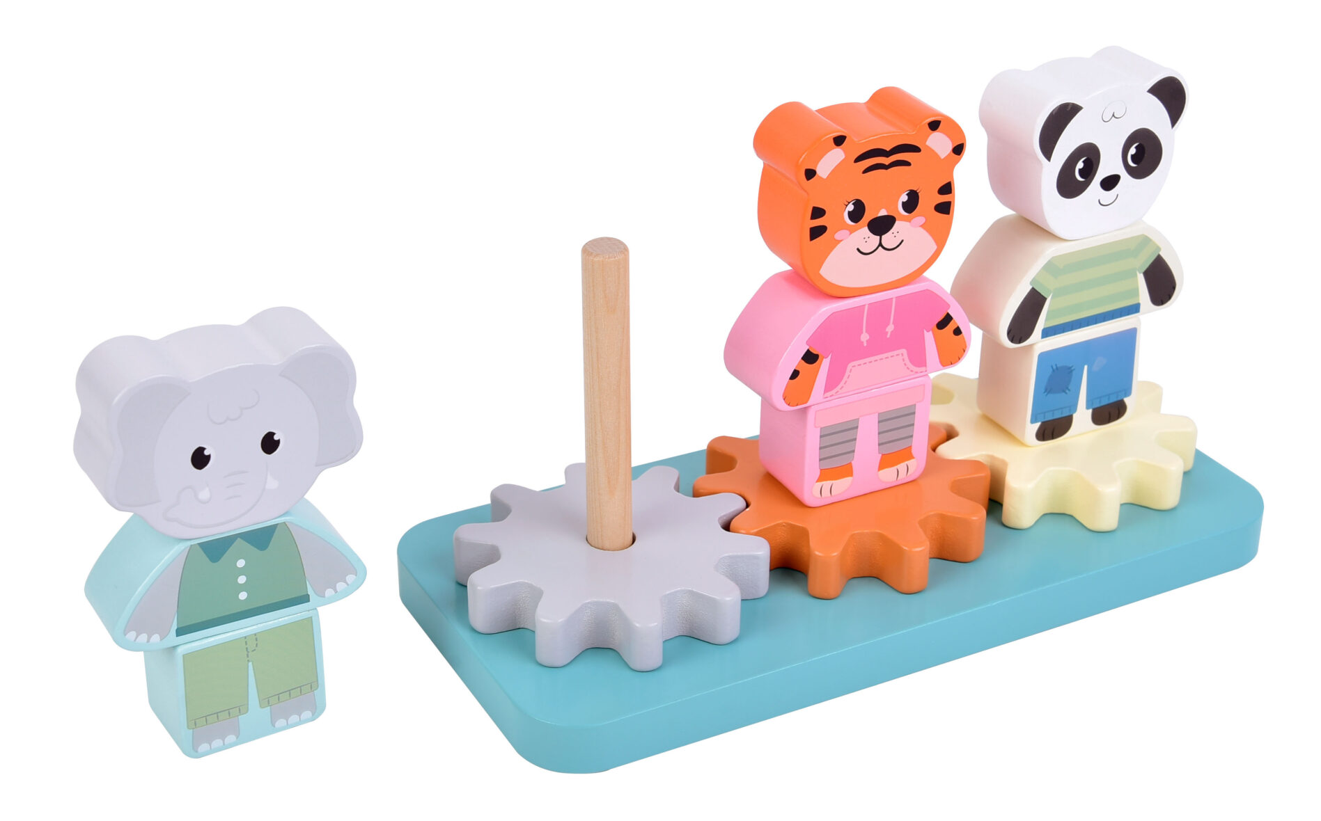 Éléphant tigre et panda à empiler Small Foot