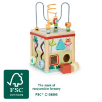 Cube de motricité en bois FSC Jungle Friends Small Foot