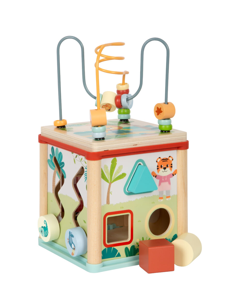 Cube de motricité boucles et labyrinthe Small Foot