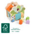 Boîte à formes en bois FSC en forme de maison Jungle Friends Small Foot