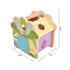 Dimensions de la boîte à formes maison, 17,5 x 12 x 17 cm