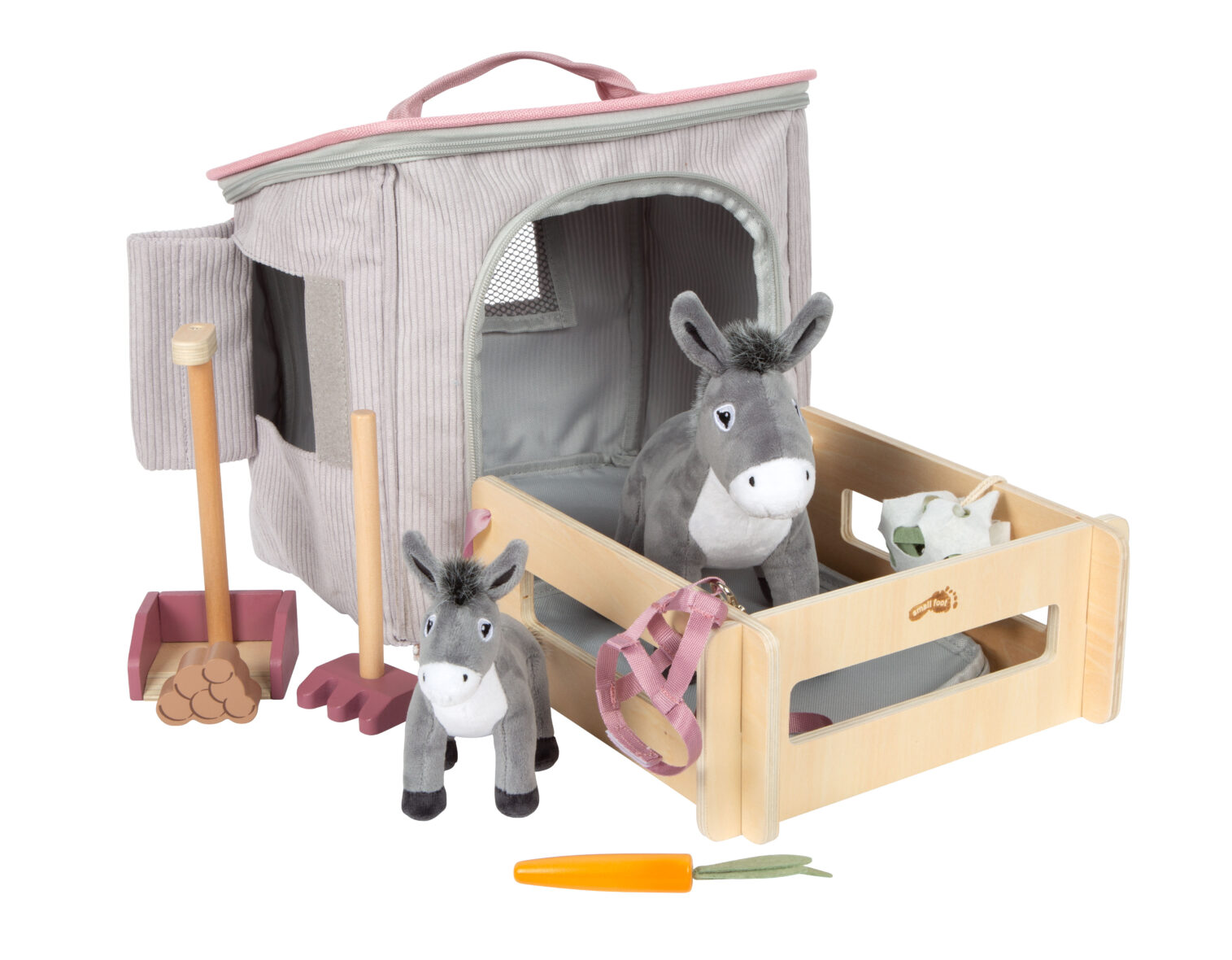 Set de jeu Ane avec écurie et accessoires Small Foot Legler