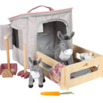 Set de jeu Ane avec écurie et accessoires Small Foot Legler