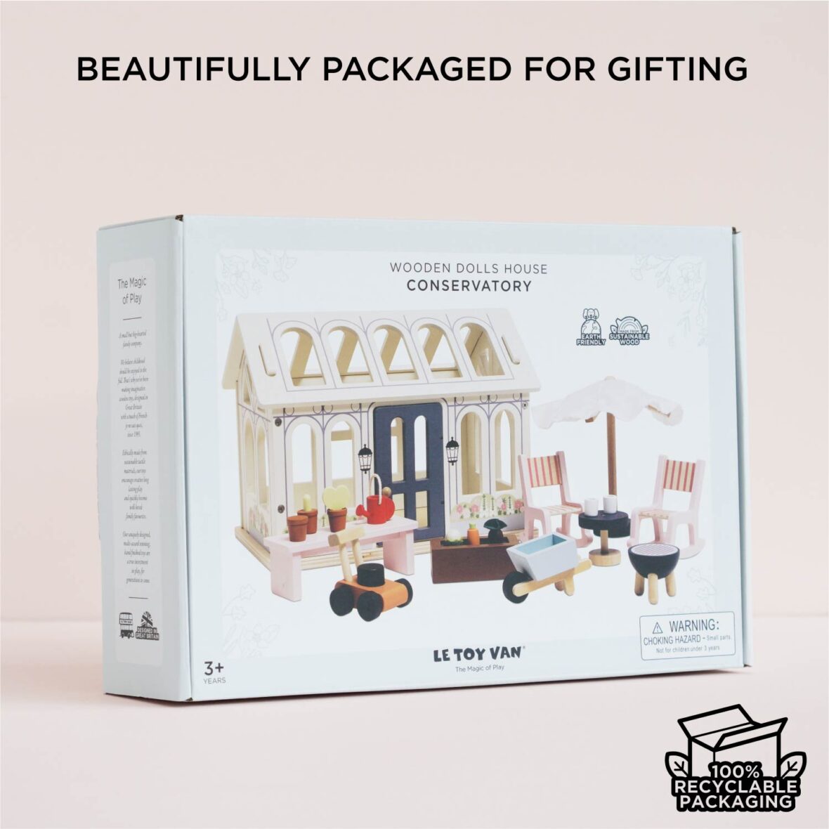 Coffret cadeau véranda maison de poupées Le Toy Van