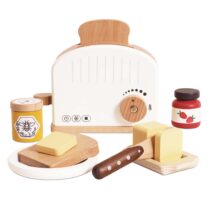 Grille-pain en bois et set petit-déjeuner Le Toy Van