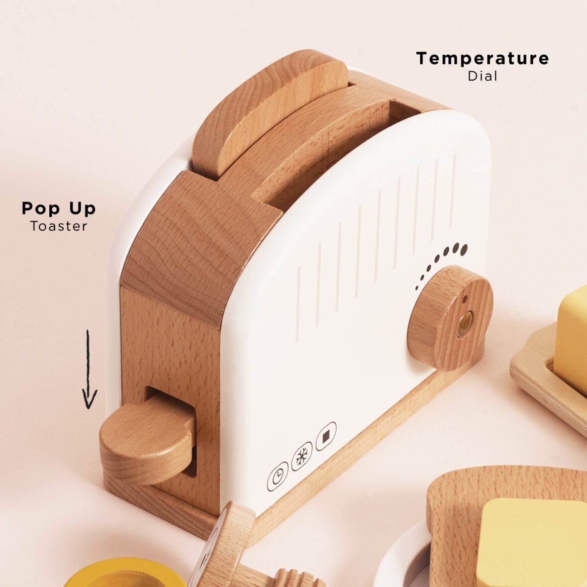 Grille-pain en bois toasts qui sautent Le Toy Van