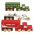 Set de trois camions en bois avec remorques Le Toy Van