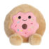Mini peluche Palm Pals en forme de donut marron et rose
