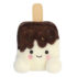 Mini peluche Palm Pals en forme de glace esquimau marron et blanche