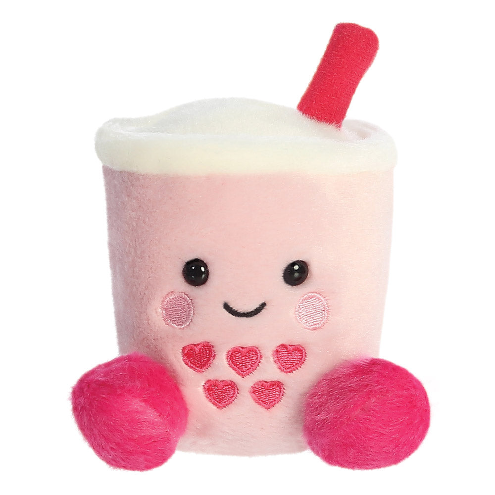 Peluche Tangy Bubble tea aux cœurs – Palm Pals